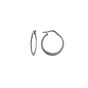 Imágen de PENDIENTES PLATA CIRCULARES PLANOS 22 mm. Ø