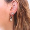Imágen de PENDIENTES PLATA RAIVE CALCEDONIA Y OJO DE GATO