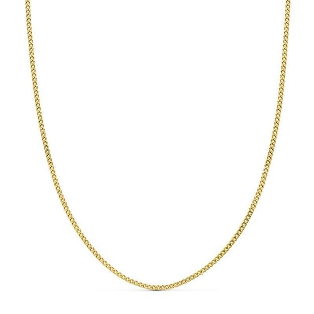 Imágen de CADENA ORO BARBADA HUECA 1,5 mm. 60 cm.