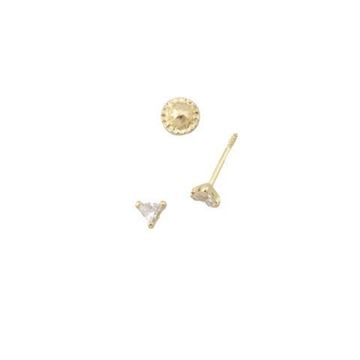 Imágen de DORMILONAS ORO TRIÁNGULO 3 * 3 mm. CIRC.
