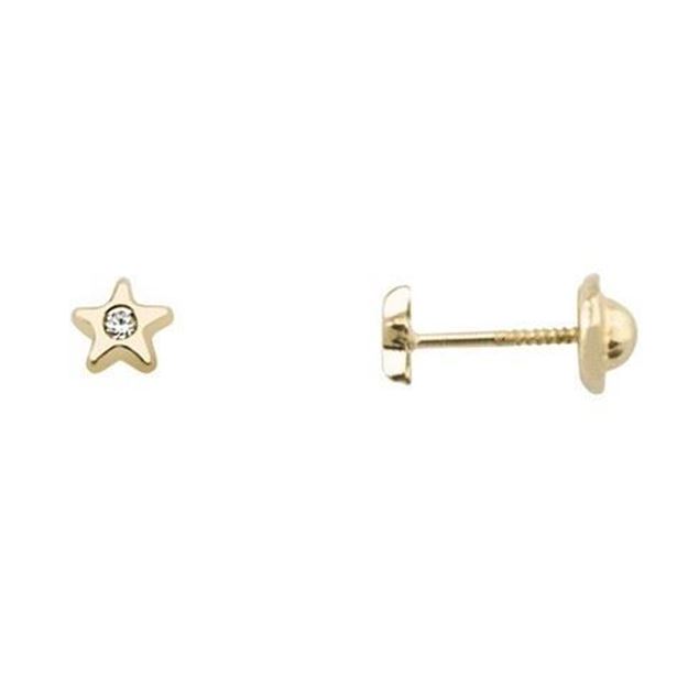 Imágen de DORMILONAS ORO MINI ESTRELLA CIRC. 1,5 mm.