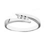 Imatge de ANELL OR BLANC 3 ZIRC.