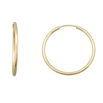 Imágen de CRIOLLAS ORO TUBULARES CIRCULARES 1,5 * 22 mm.